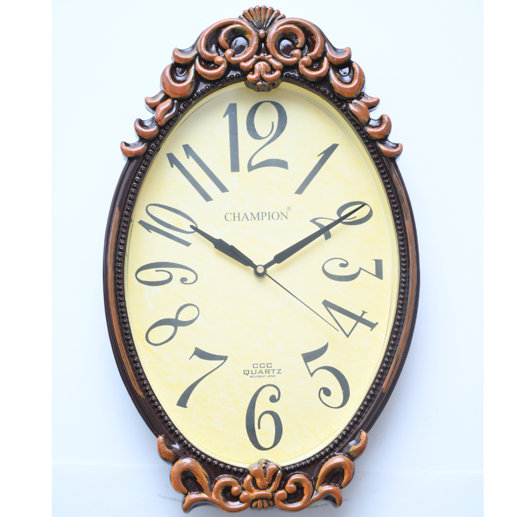Champion Stylish Oval Shape Wall Clock
