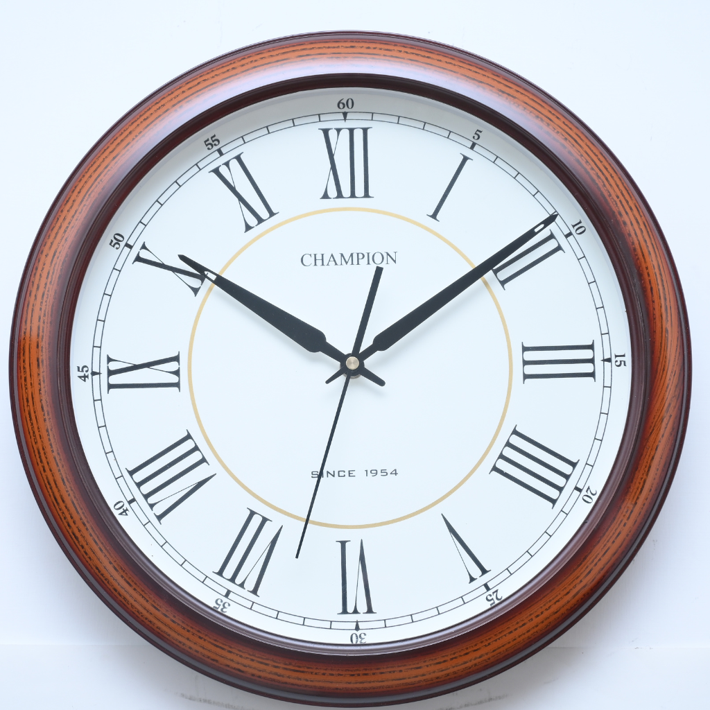 Champion Round Roman Wall Clock