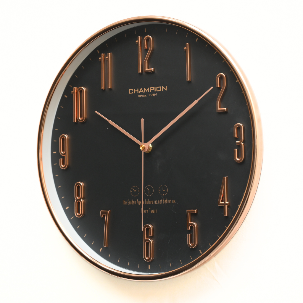 Champion Black Dial Stylish Wall Clock