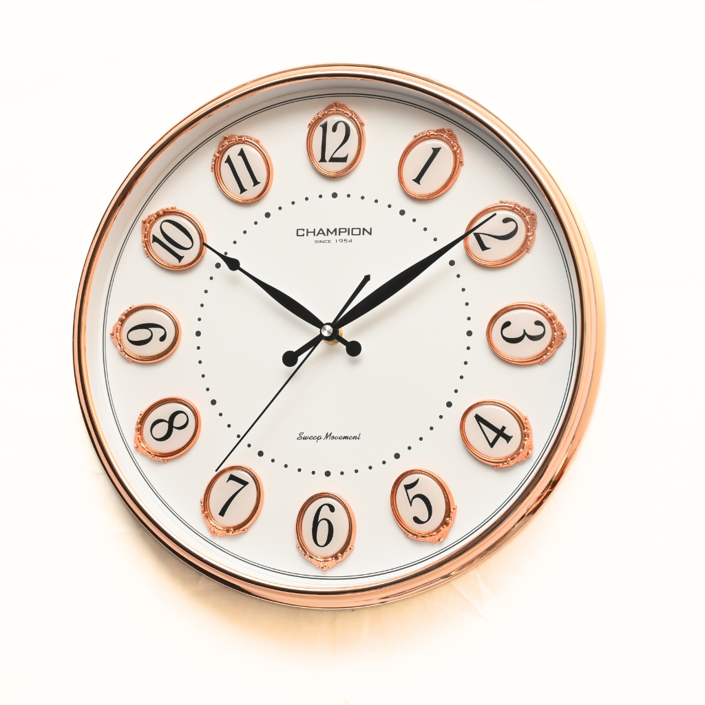 Champion Stylish Dial With stylish Digits Wall Clock