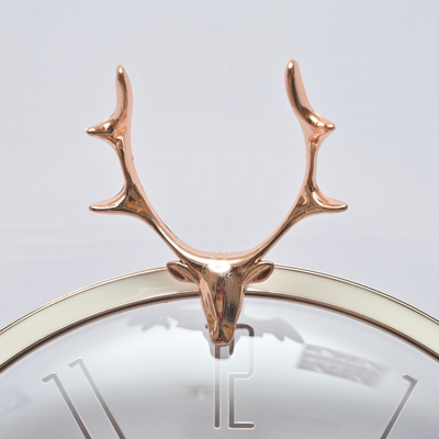 Champion Amms Non Ticking Deer Wall Clock