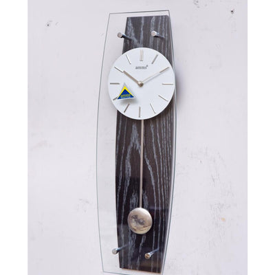 Amms Living room Pendulum Wall Clocks With White dial and wooden back